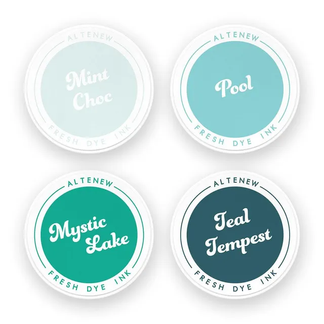 altenew-aqua-island-fresh-dye-ink-stempelkissen-4er-set image 1
