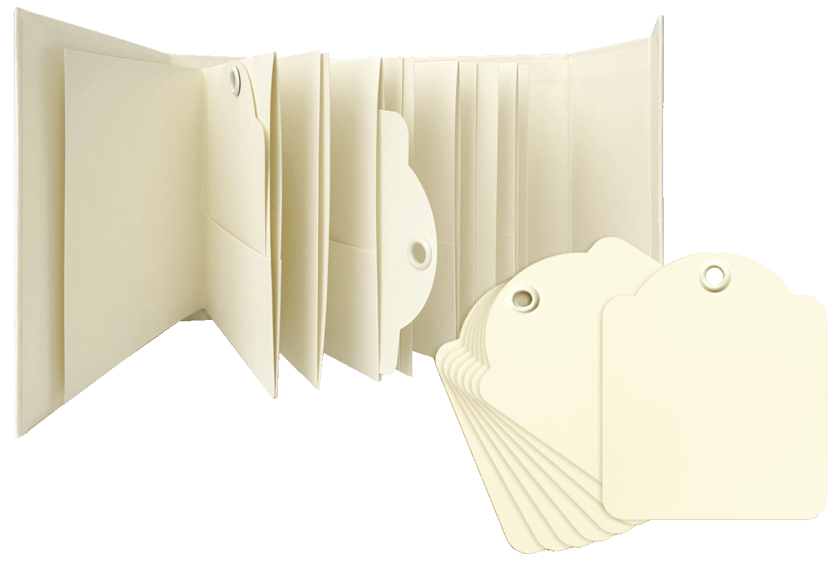 graphic-45-square-tag-pocket-wrap-around-album-ivory image 1