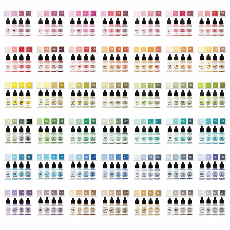 altenew-fresh-dye-ink-mini-cubes-168-farben-reinker-set image 1