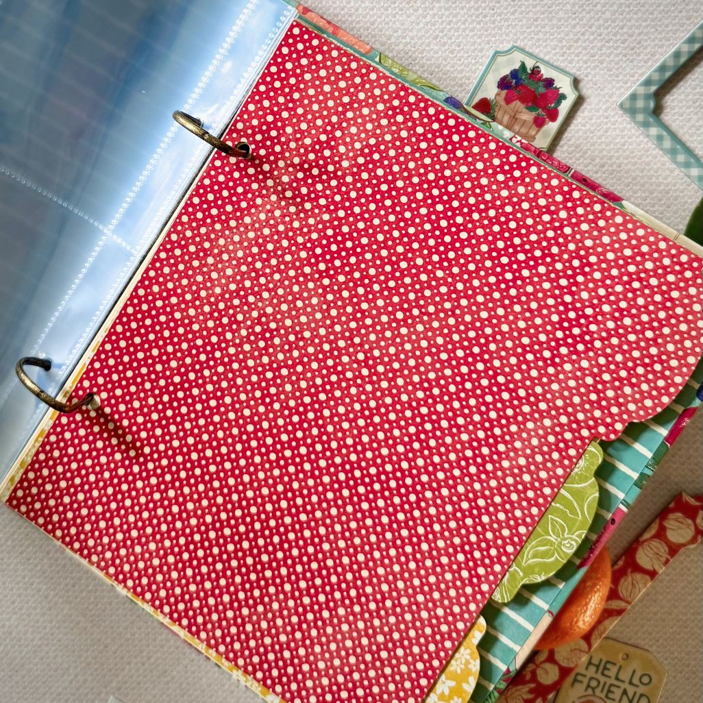 graphic-45-fruit-floral-binder-album-ringalbum-6x8 image 5