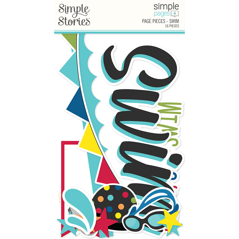 simple-stories-simple-pages-page-pieces-swim-16-teile image 1