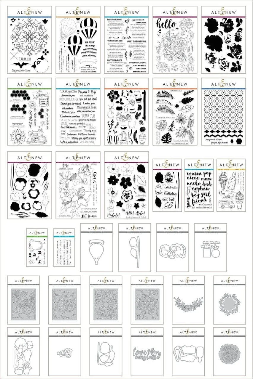 altenew-summertime-smiles-bundle-stempel-stanzen-34-sets image 1