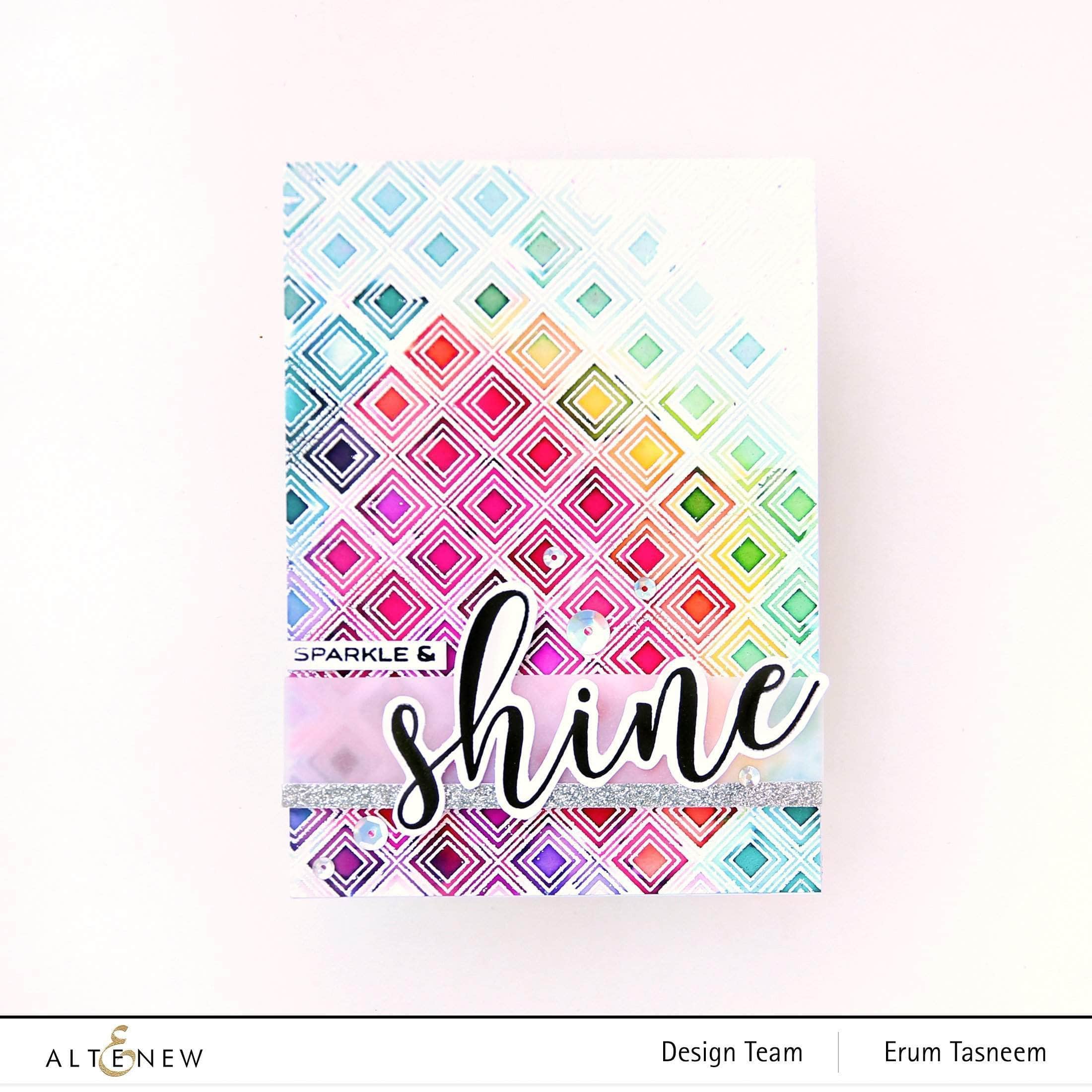 altenew-shine-like-a-diamond-stempelset-6x8-geometrie image 2