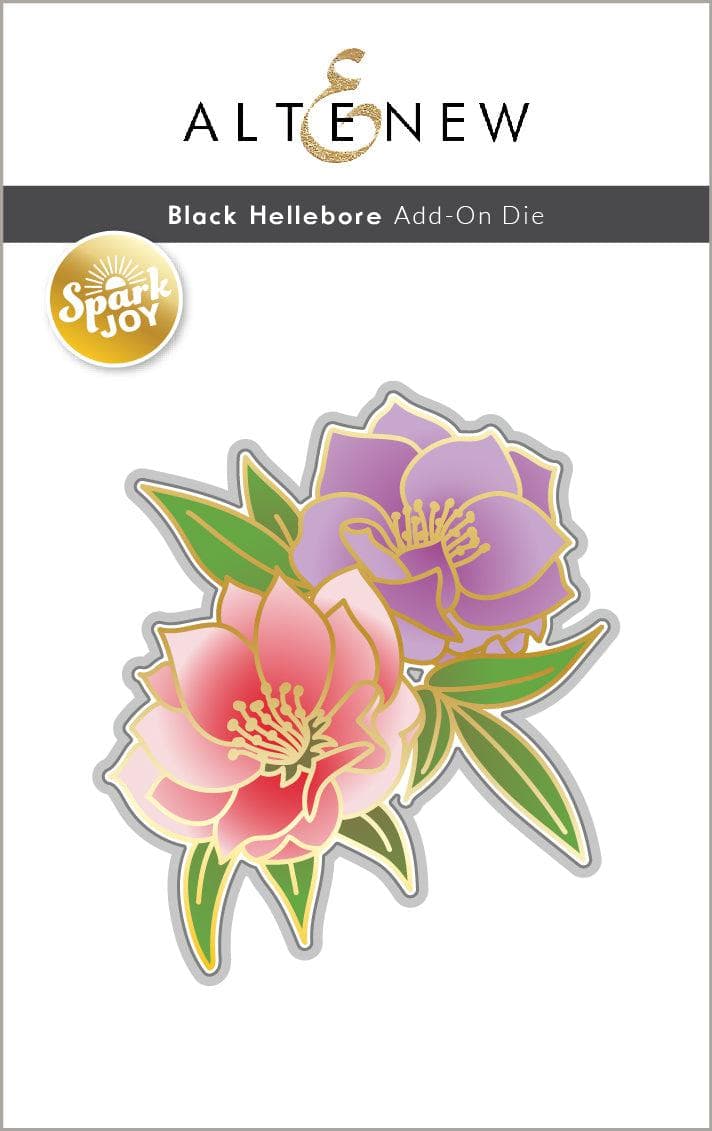 altenew-spark-joy-black-hellebore-stanzen-set-christrose image 1