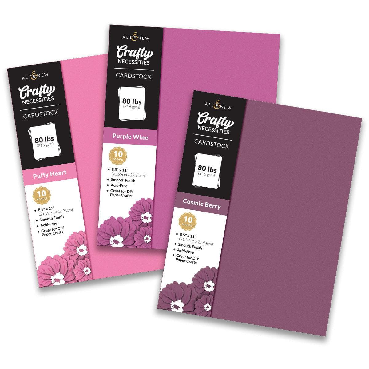 altenew-rose-petal-cardstock-bundle-rosa-30-blatt-a4 image 1