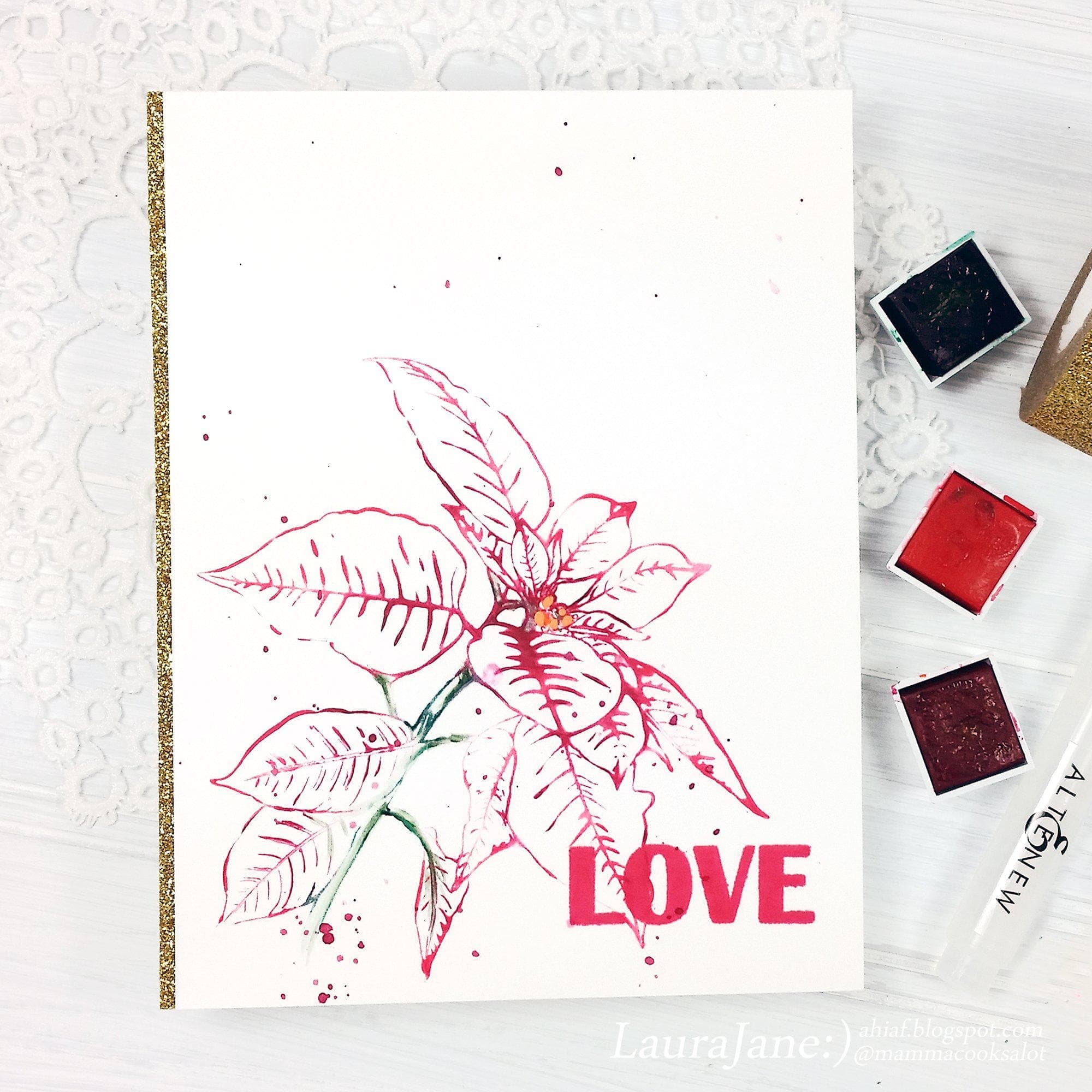 altenew-festive-poinsettia-stempel-stanze-weihnachtsstern image 5