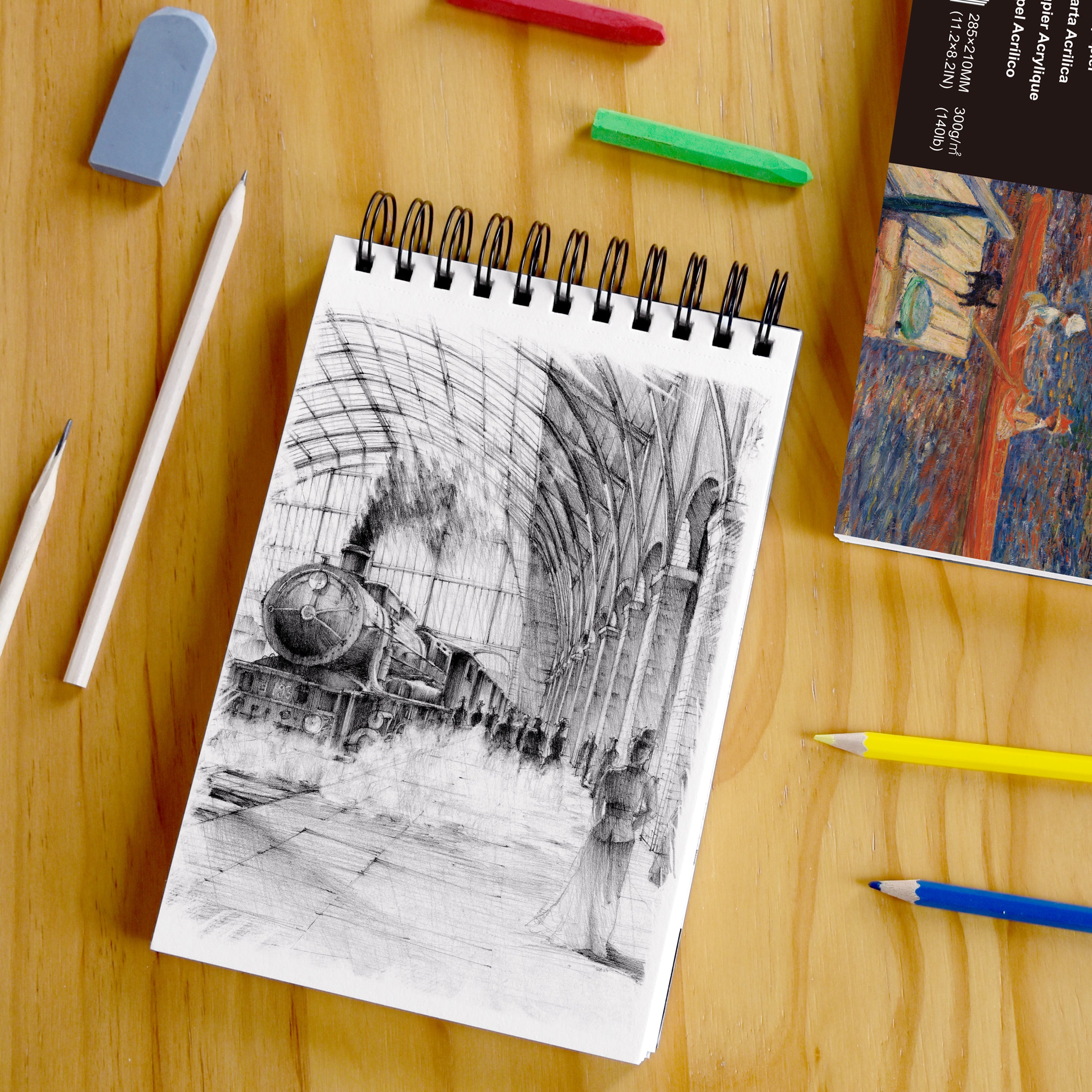 stationery-island-acryl-papier-a4-300g-20-blatt-malpapier image 6