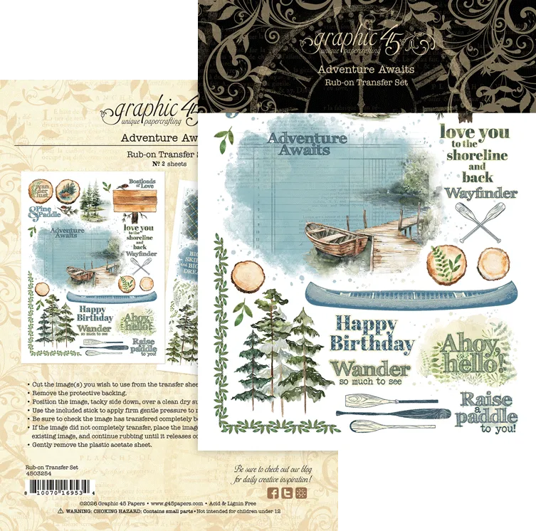 graphic-45-adventure-awaits-rub-on-transfers-6x8-outdoor image 1