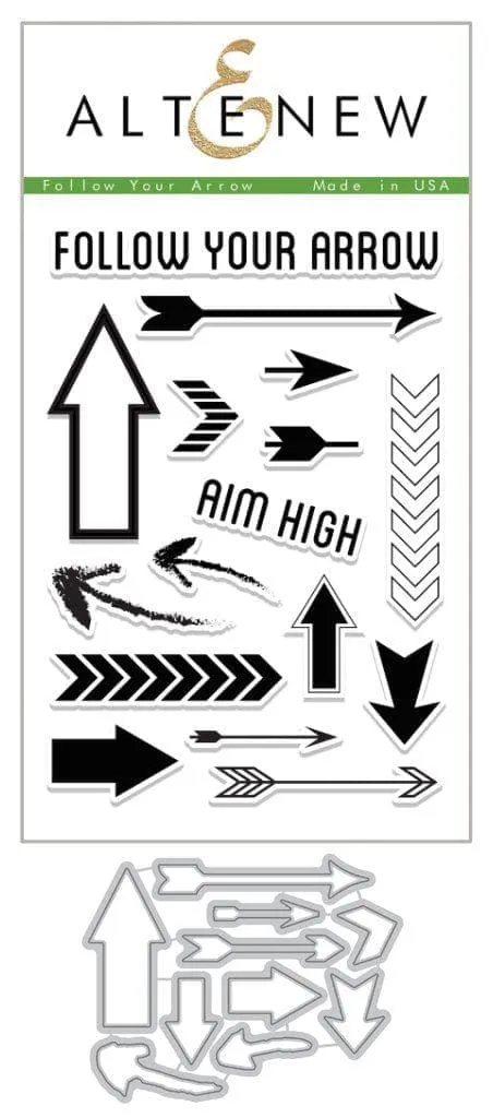 altenew-follow-your-arrow-stempel-bundle-pfeile-4x6 image 1