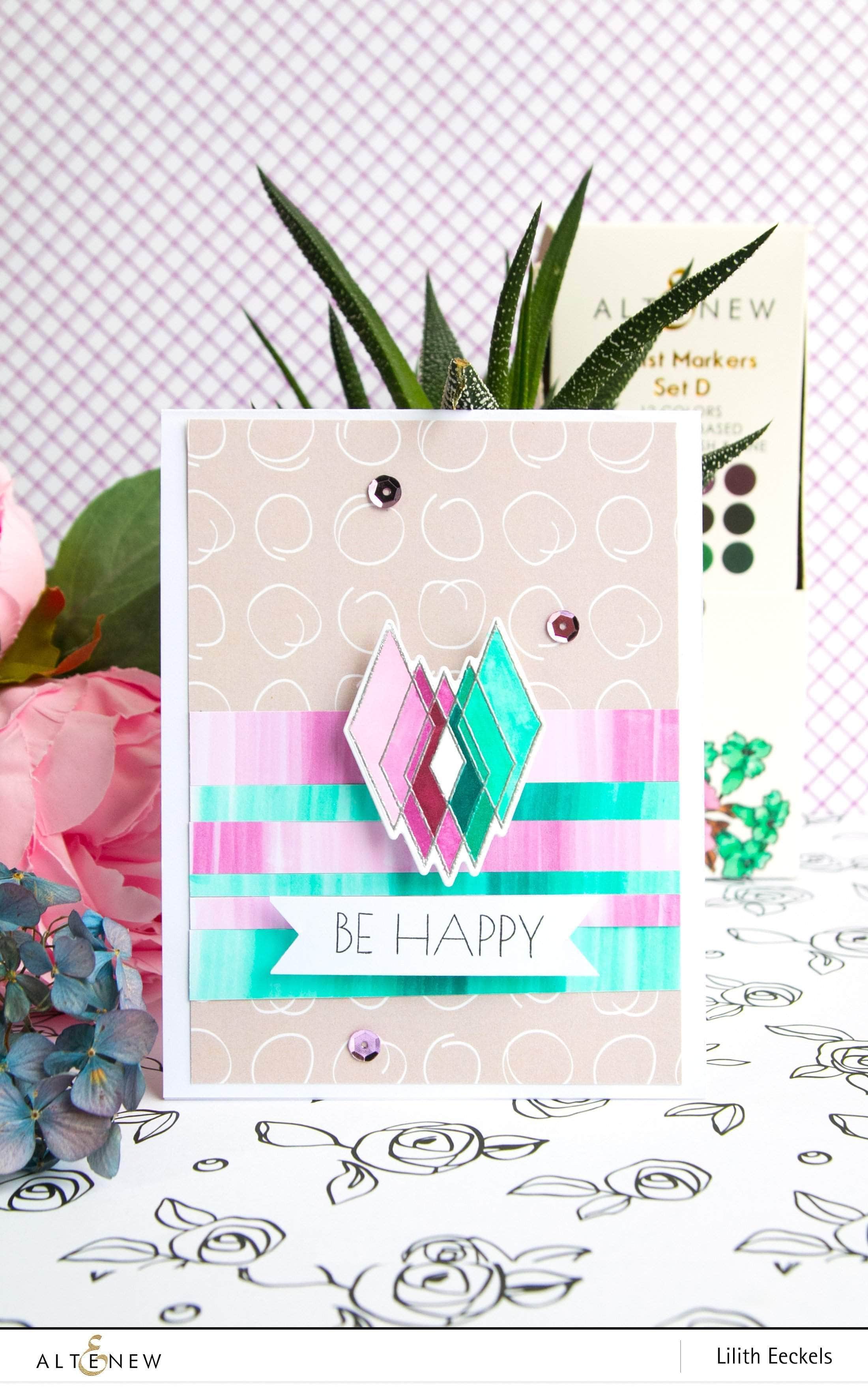 altenew-geometric-flowers-stamp-set-clear-stamps-6x8 image 5