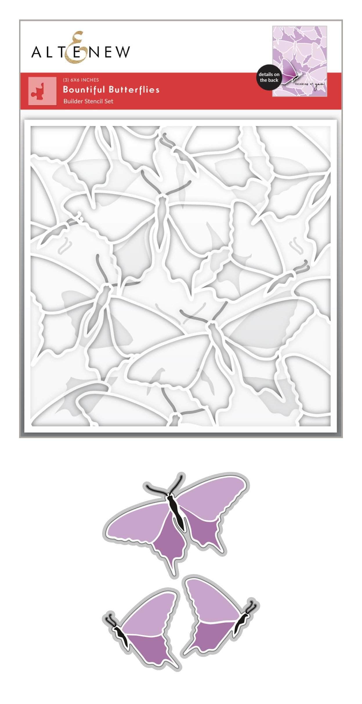 altenew-bountiful-butterflies-schablone-komplett-bundle-schmetterling image 1