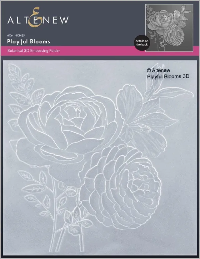 altenew-playful-blooms-3d-pr-gefolder-blumen-6x6 image 1