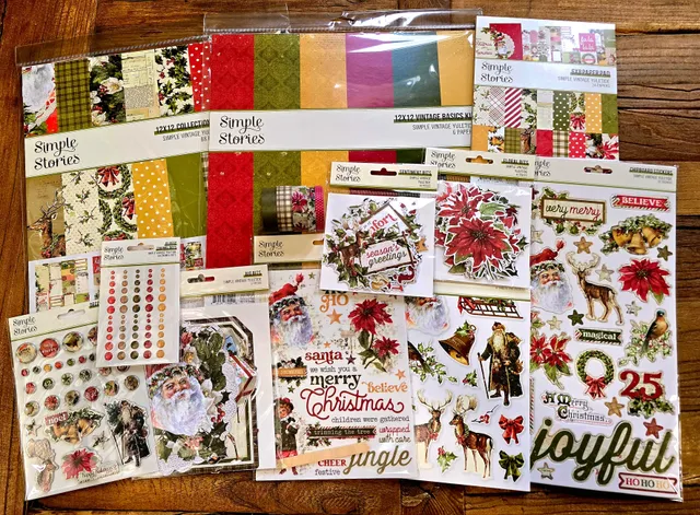 simple-stories-yuletide-scrapbook-bundle-vintage-weihnachten image 1
