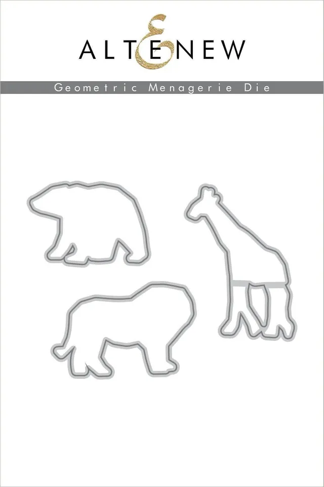 altenew-geometric-menagerie-stanzen-tiere-3-dies image 1