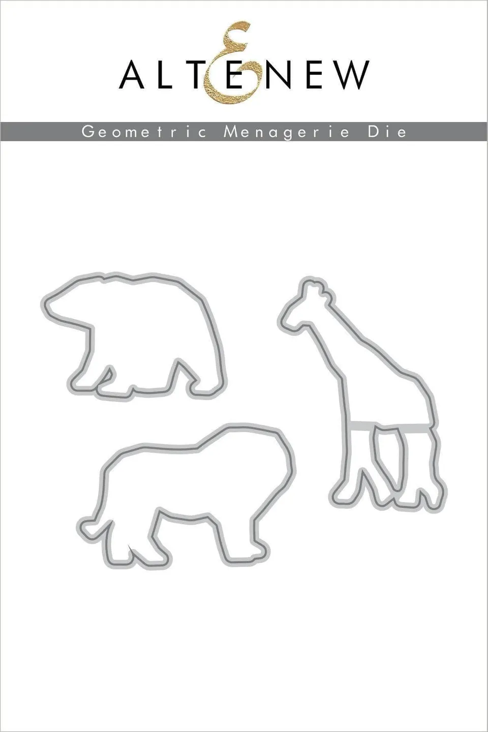 altenew-geometric-menagerie-stanzen-tiere-3-dies image 1