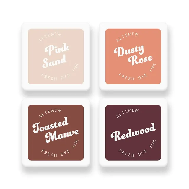altenew-woodland-escape-mini-stempelkissen-4er-braun-rosa image 1