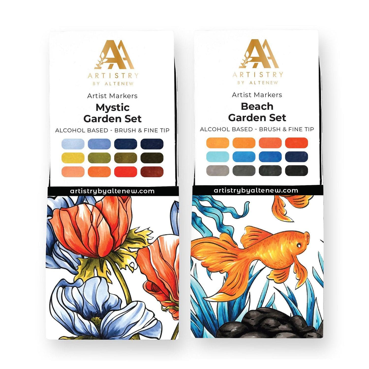 altenew-mystic-garden-beach-garden-alkoholmarker-24er-set image 1