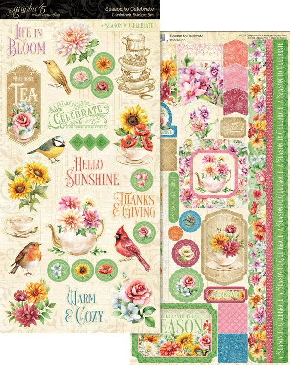 graphic-45-season-to-celebrate-sticker-set-blumen image 1