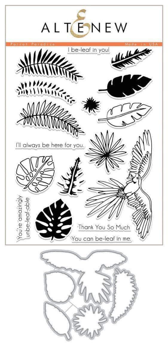 altenew-parrot-paradise-stempel-stanzen-bundle-tropen-17tlg image 1