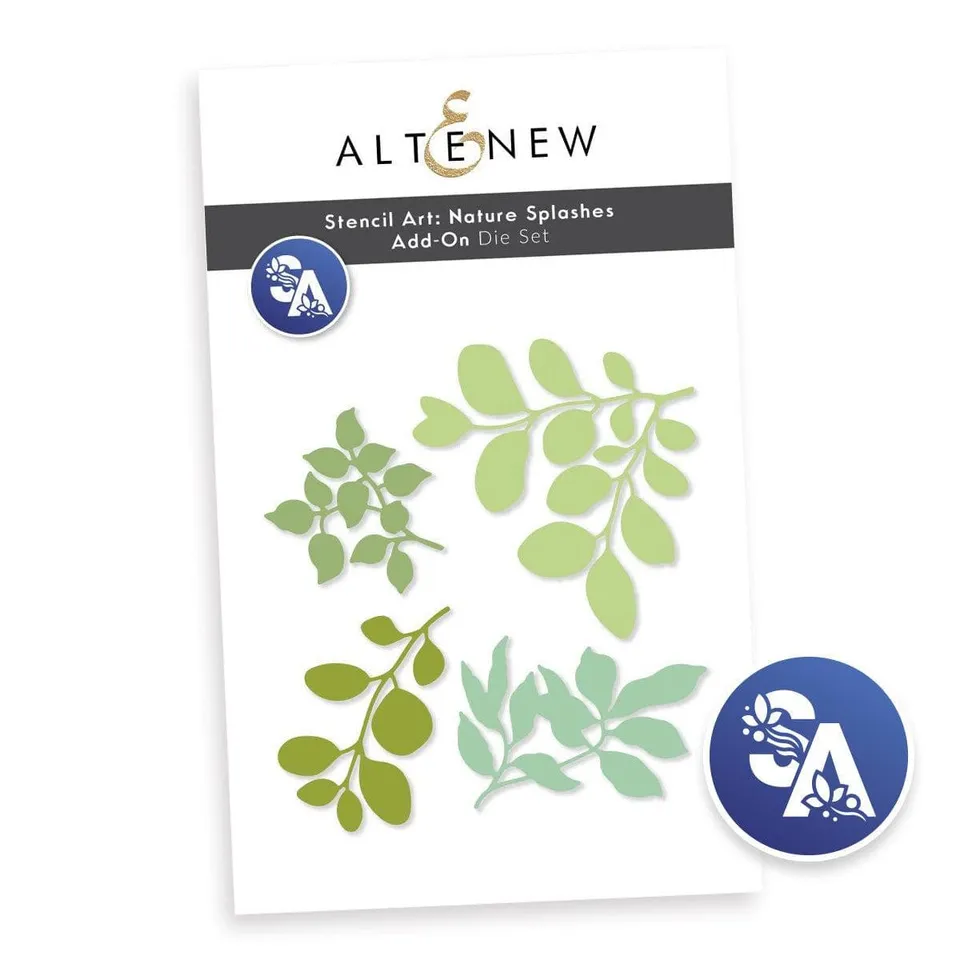 altenew-stencil-art-nature-splashes-stanzschablonen-zweige image 1