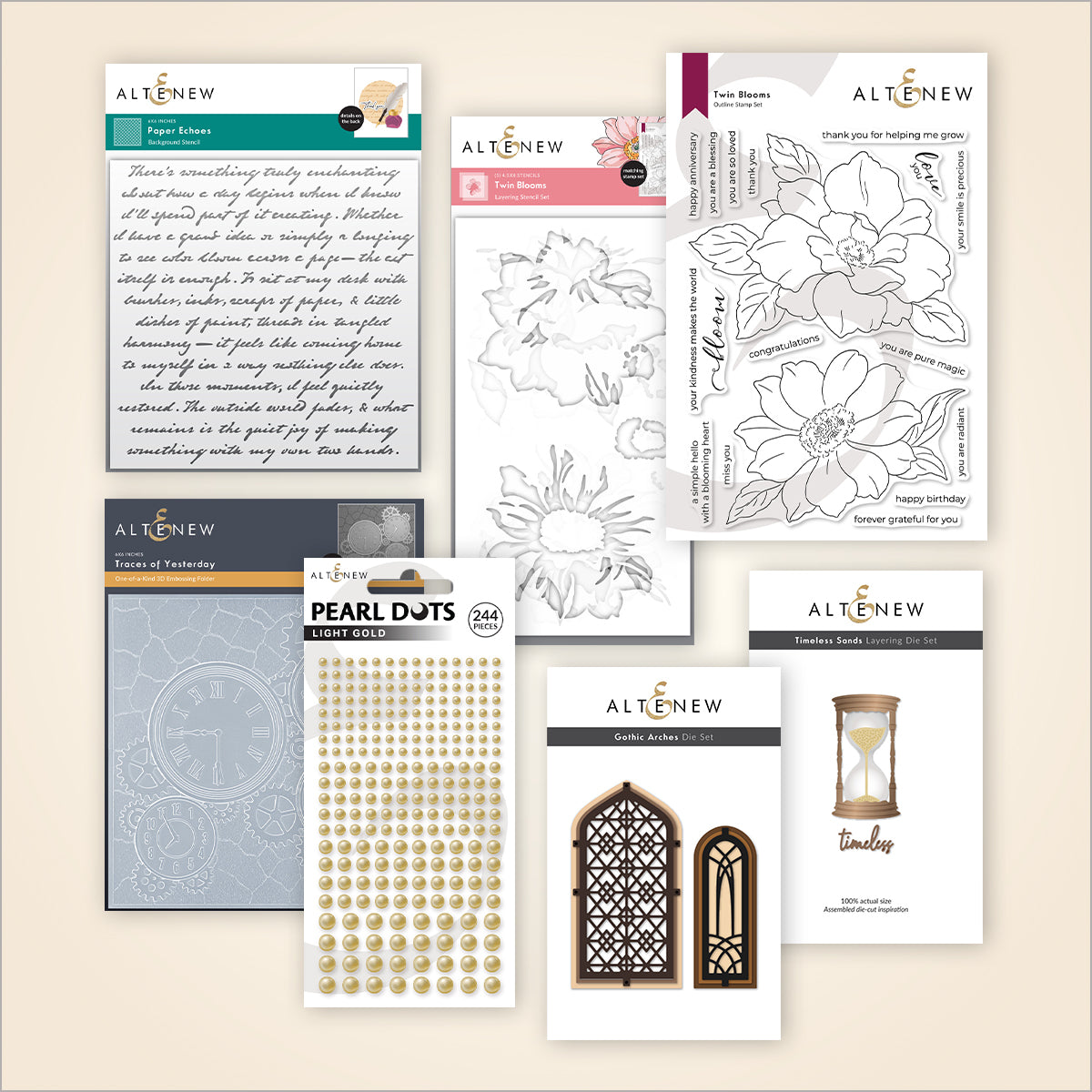 altenew-craft-the-moment-ii-timeless-botanicals-workshop-kit image 3
