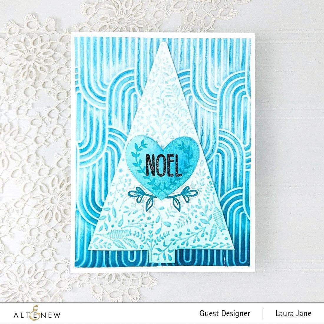 altenew-winter-foliage-3d-embossing-folder-6x6-botanical image 5