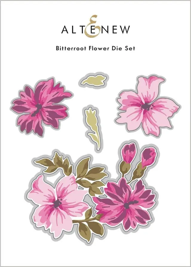 altenew-bitterroot-flower-die-set-stanzen-floral image 1