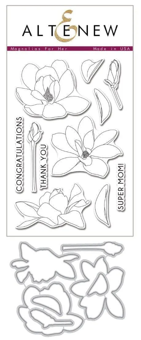 altenew-magnolias-for-her-stempelset-magnolien-4x6 image 1