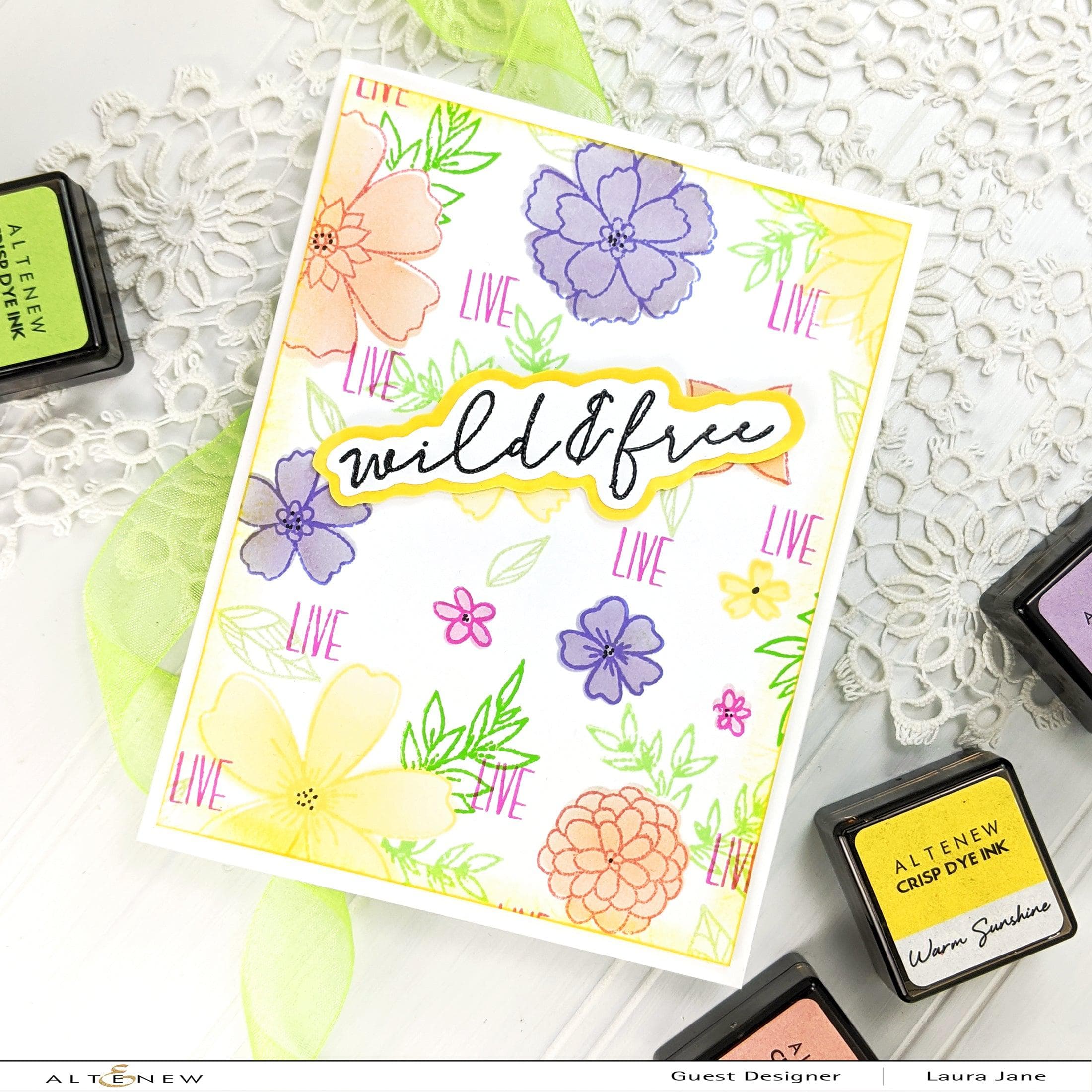 altenew-wild-free-mask-stencil-schablone-6x6-blumen image 3
