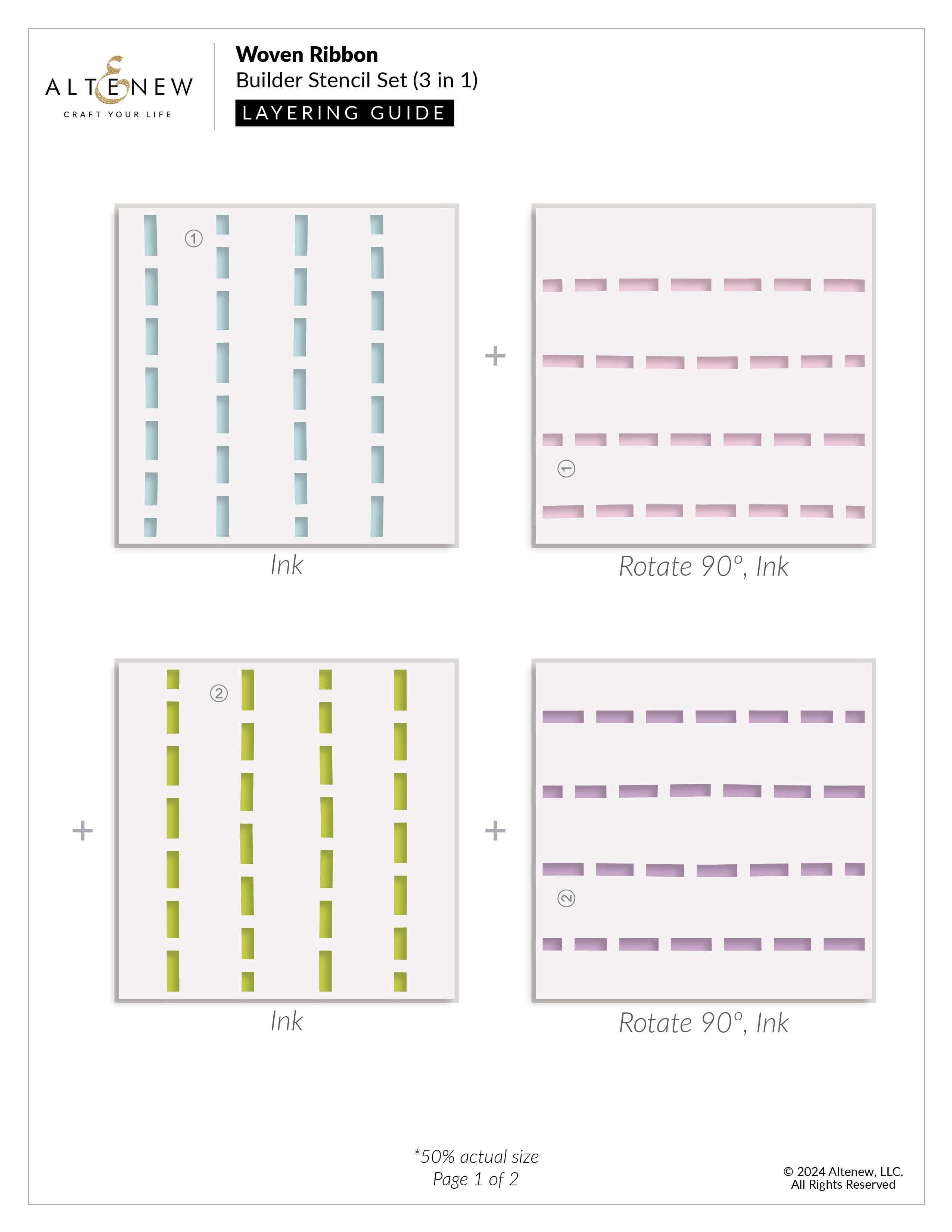 altenew-woven-ribbon-builder-stencil-set-3-in-1-hintergrund-6x6 image 3