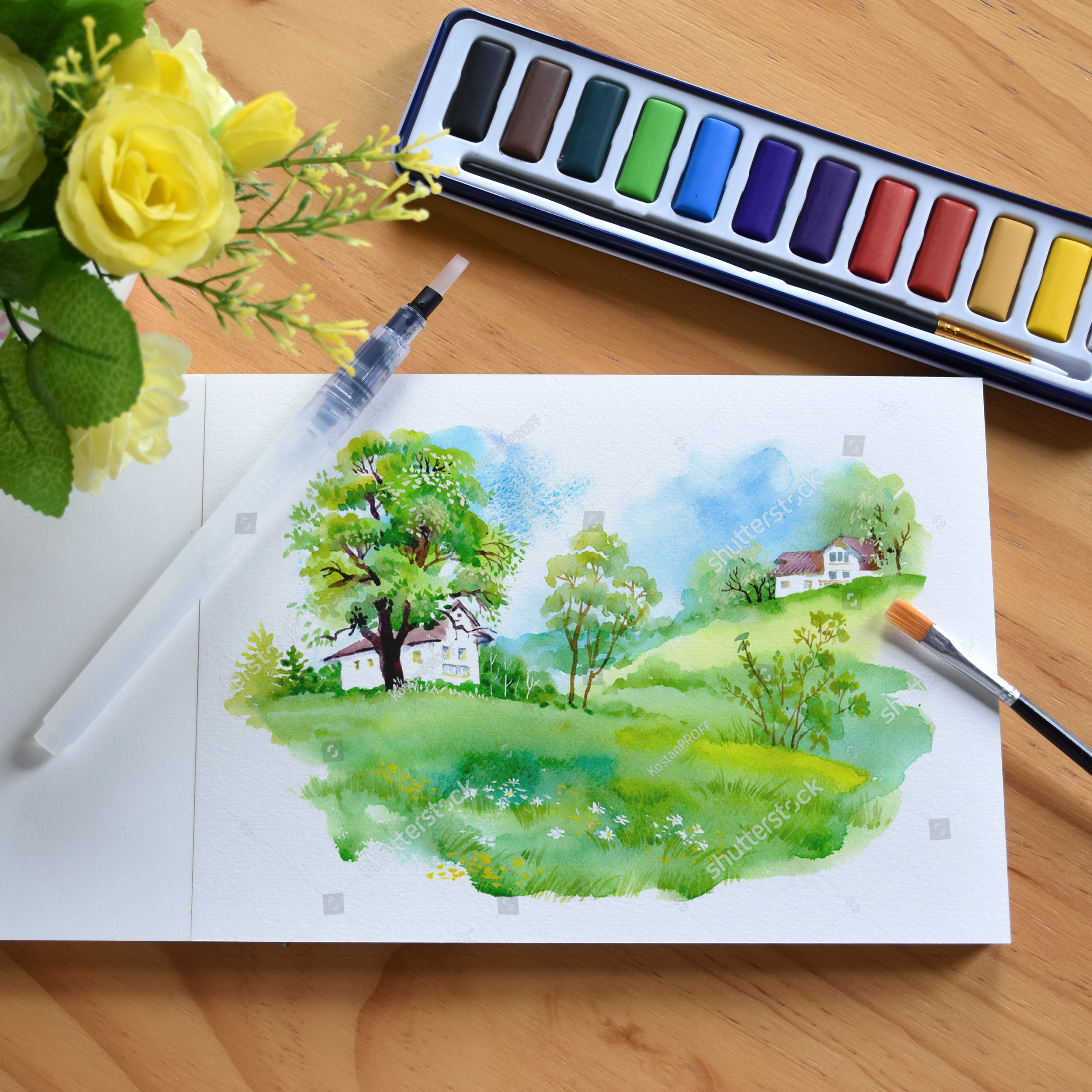 stationery-island-sketchbooks-aquarellpapier-a4-30-blatt-300gsm image 7