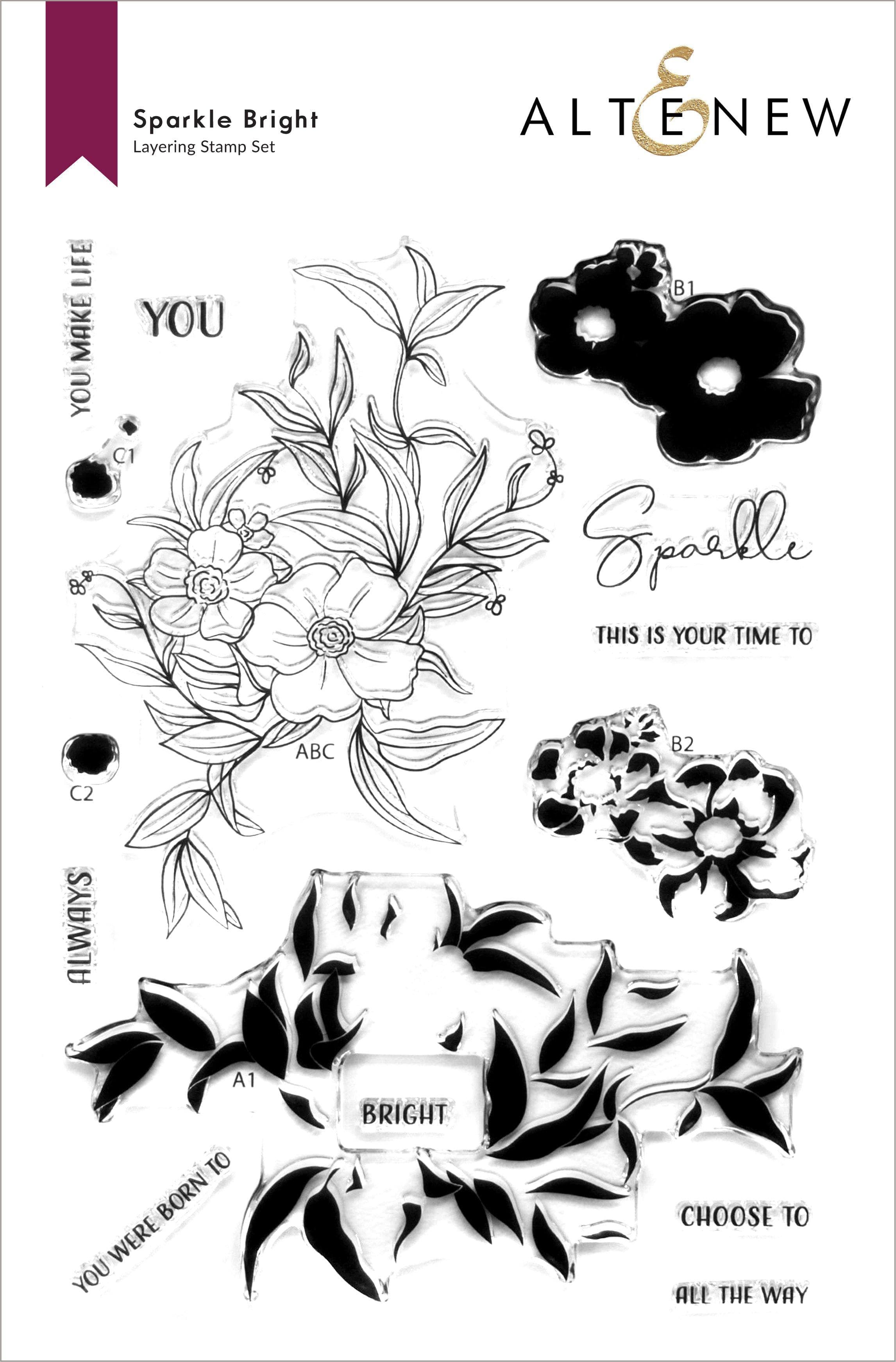 altenew-sparkle-bright-stamp-set-clear-stamps-15x20cm image 1