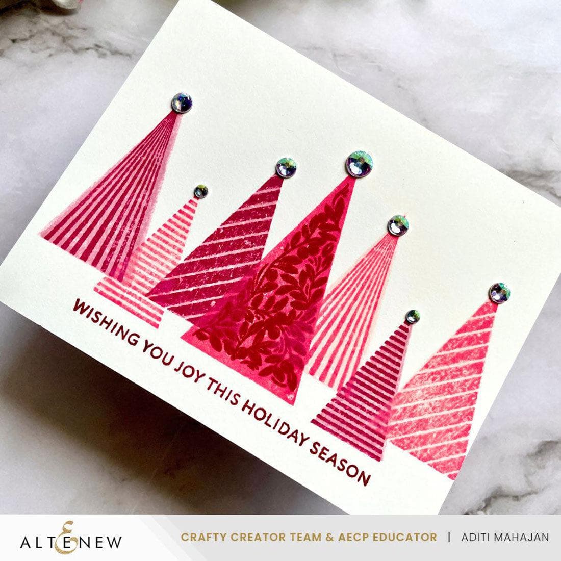 altenew-festive-triangles-press-plate-geometrisch-bundle image 3