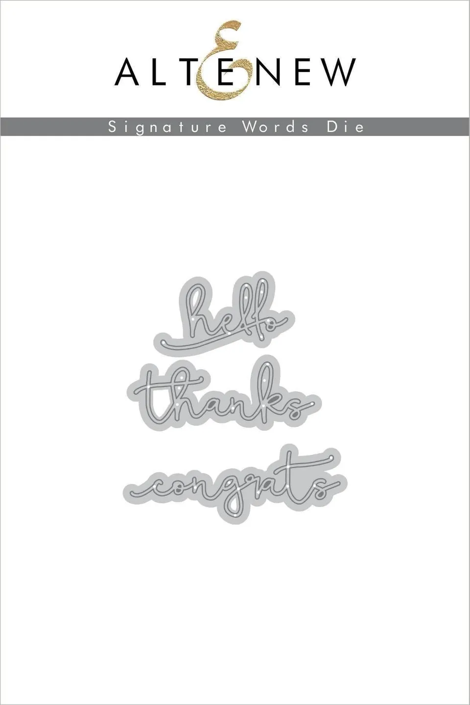 altenew-signature-words-stanzen-set-schreibschrift-3-teilig image 1