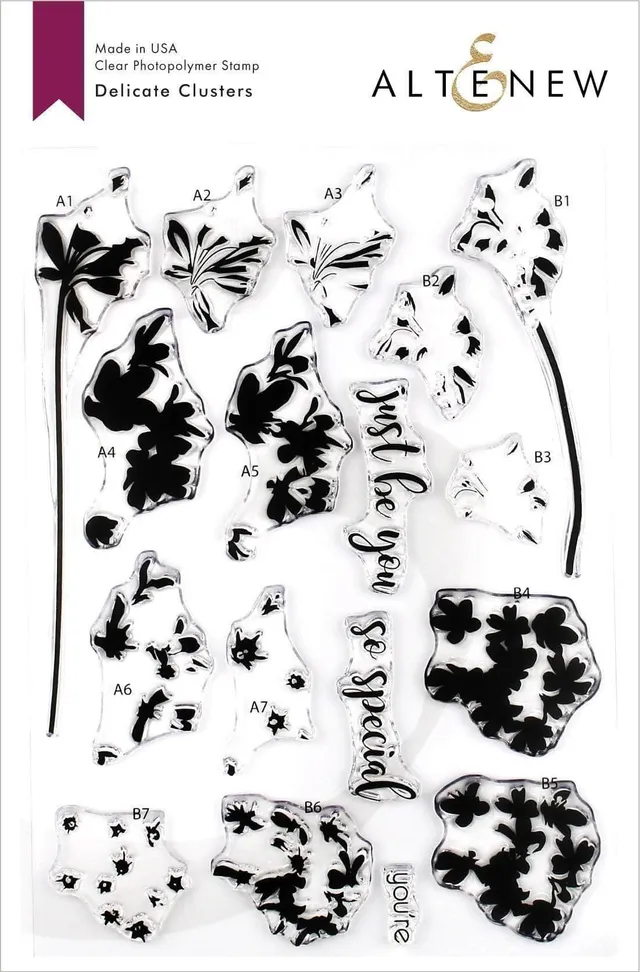 altenew-delicate-clusters-stempelset-6x8-blumen-layering image 1