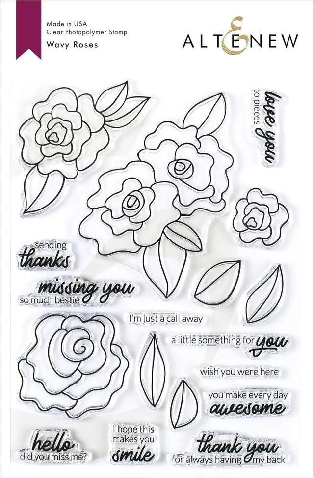altenew-wavy-roses-stempelset-blumen-clear-18-teilig image 1