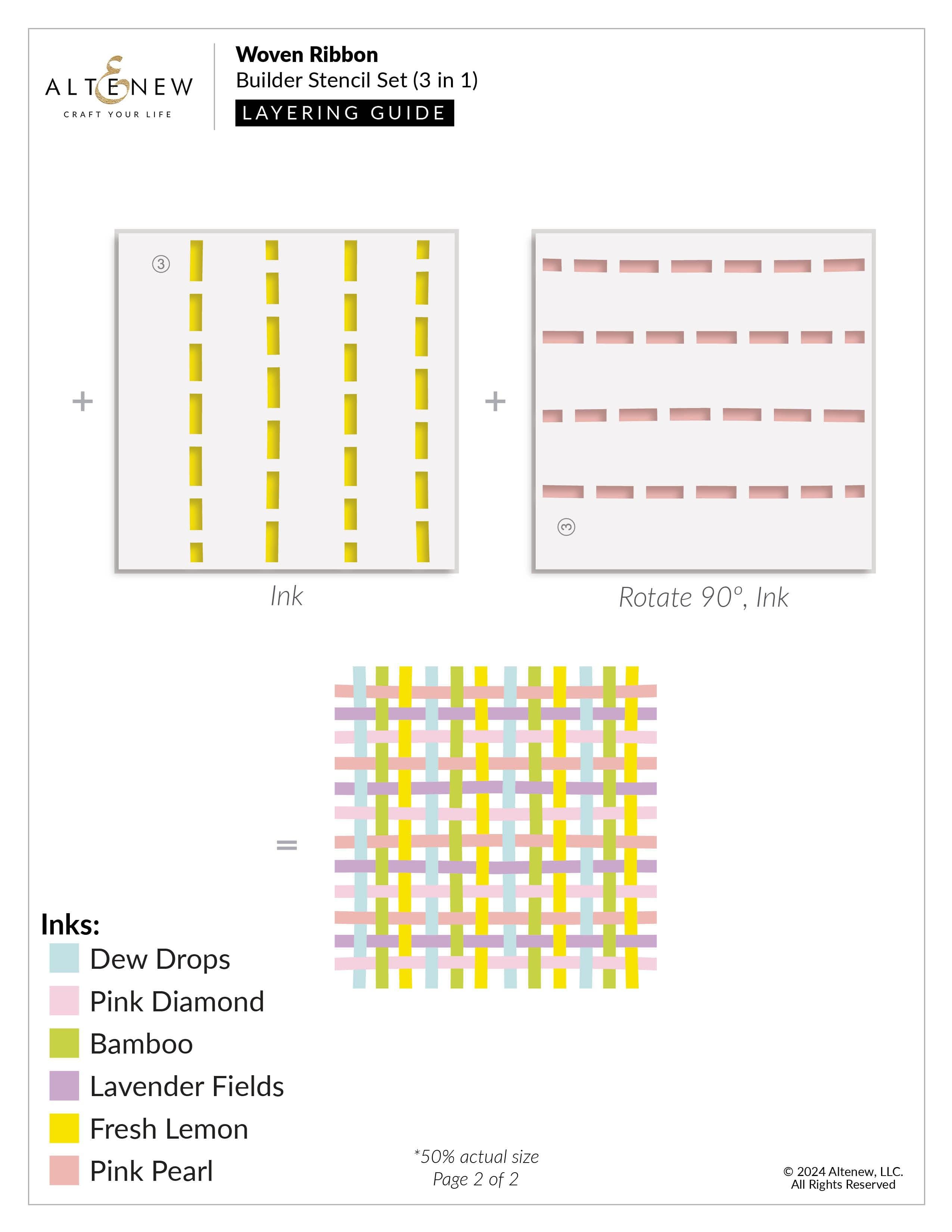 altenew-woven-ribbon-builder-stencil-set-3-in-1-hintergrund-6x6 image 4