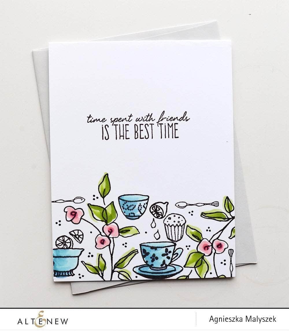 altenew-tea-time-stempelset-teekannen-tassen-6x8 image 2