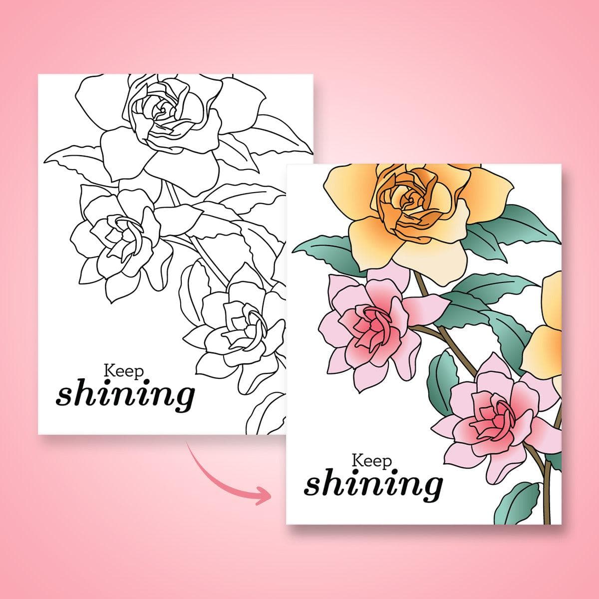 altenew-creative-escape-floral-ausmalbilder-blumen-download image 2