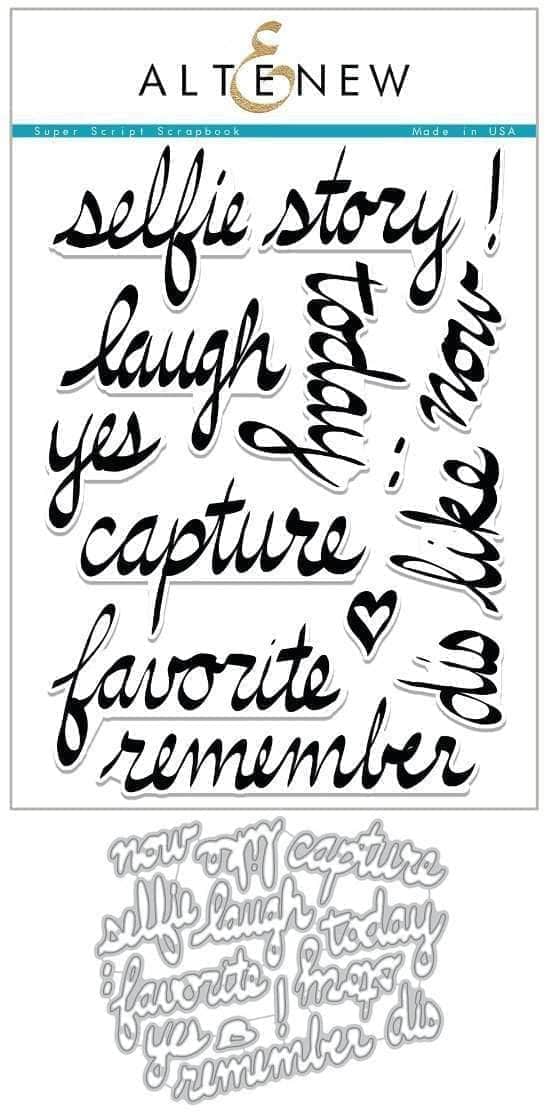 altenew-super-script-scrapbook-stempel-stanzen-bundle image 1