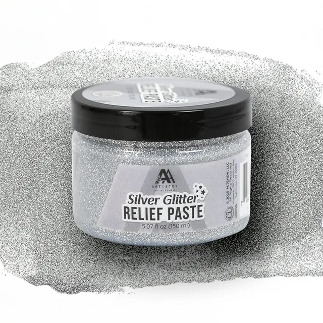 altenew-silver-glitter-relief-paste-strukturpaste-glitzer image 1