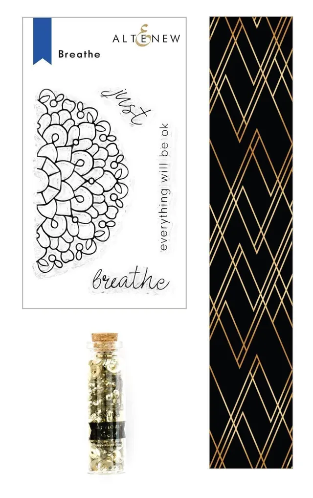 altenew-symmetric-living-bundle-stempel-washi-pailletten image 1