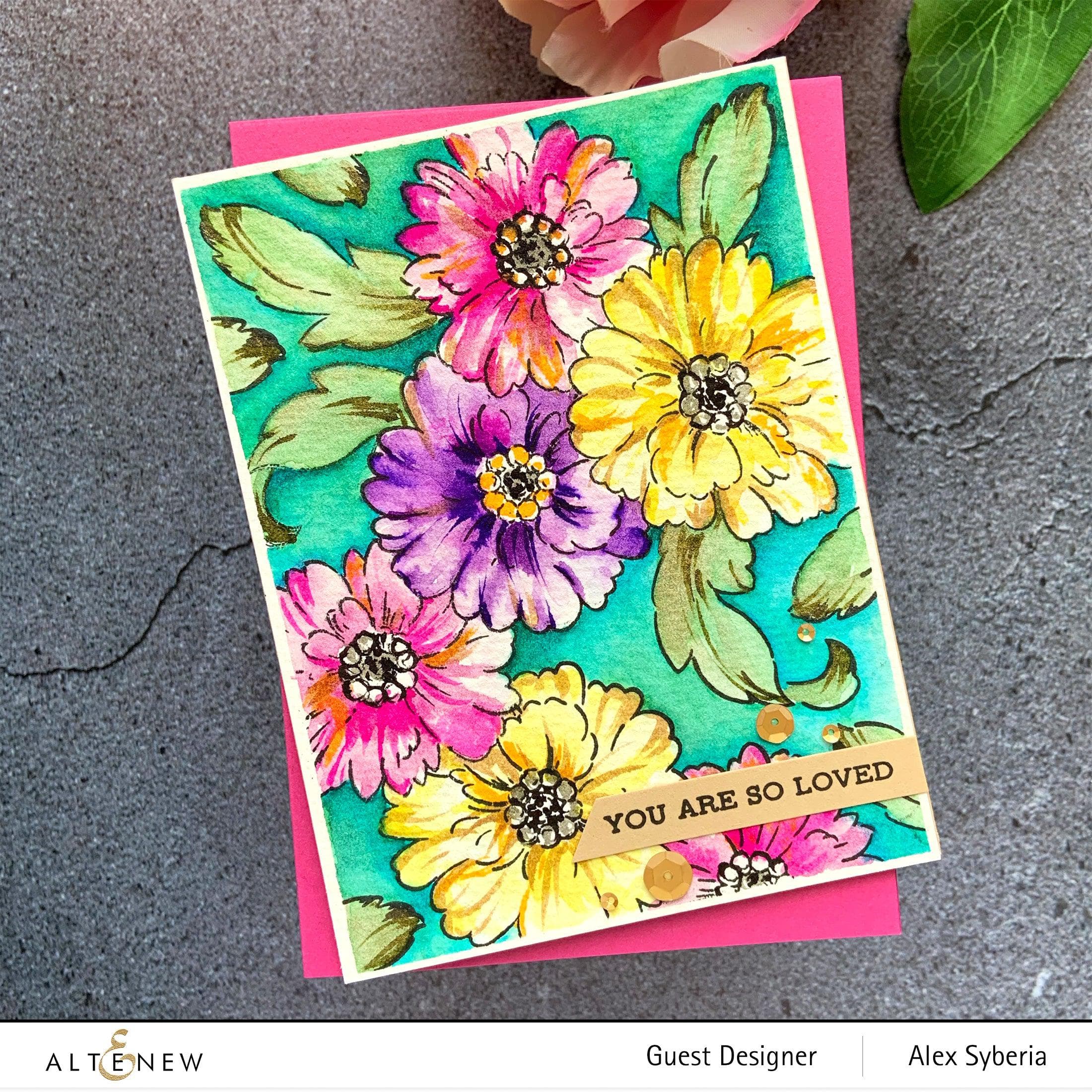 altenew-stencils-precious-blooms-mask-stencil-schablone-6x6 image 3