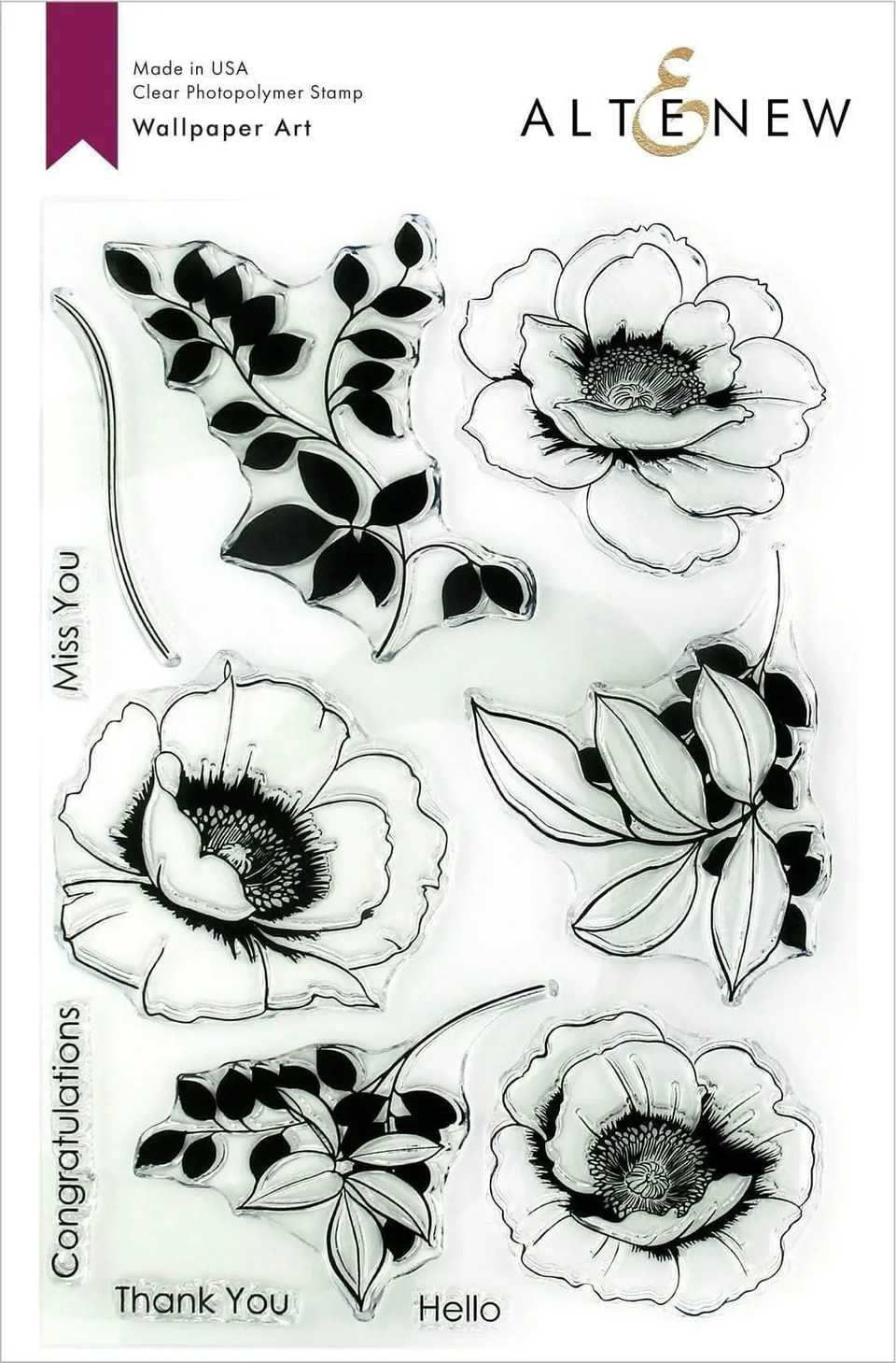 altenew-wallpaper-art-stempelset-6x8-outline-blumen image 1