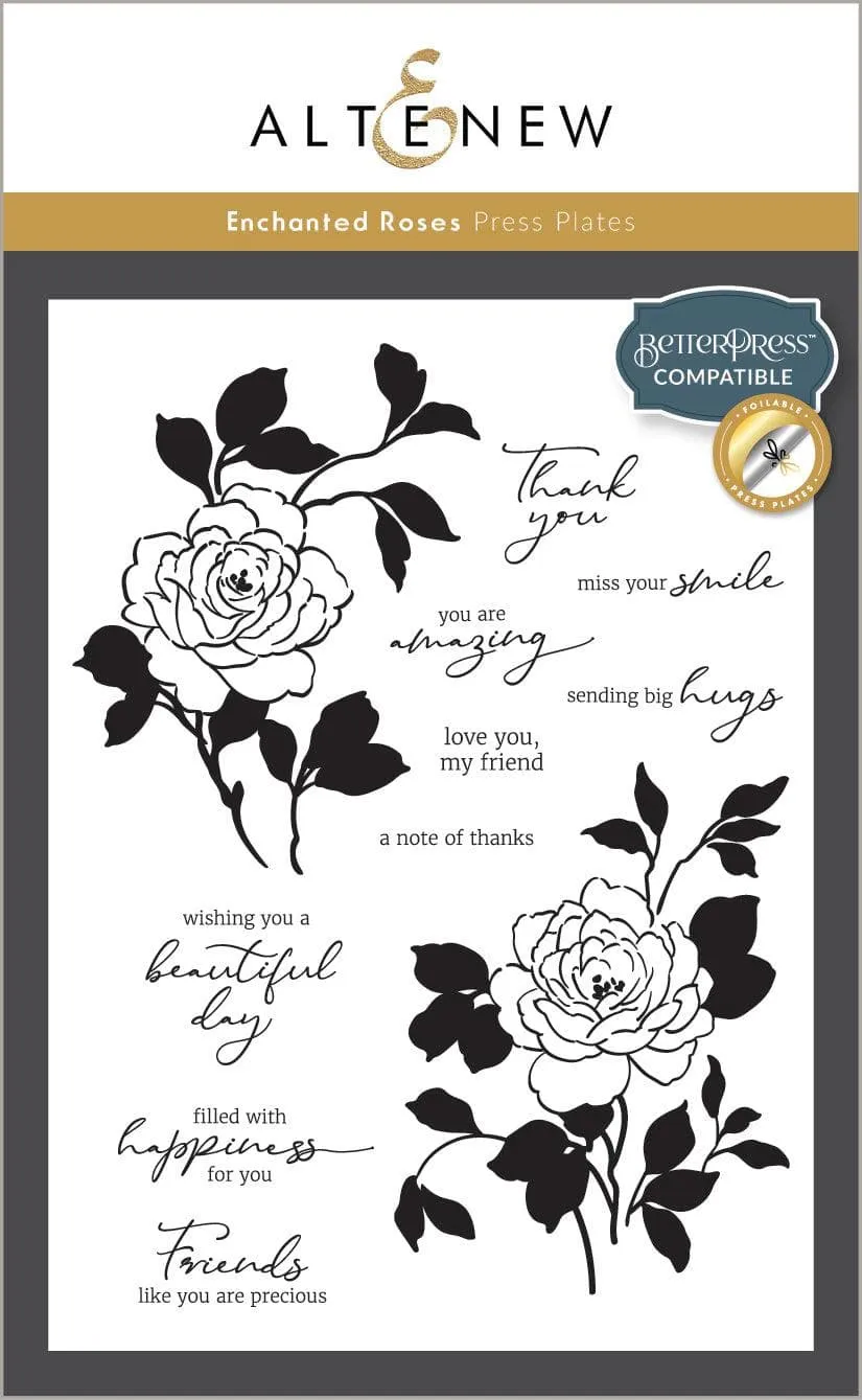 altenew-enchanted-roses-press-plate-letterpress-platte-11-teilig image 1