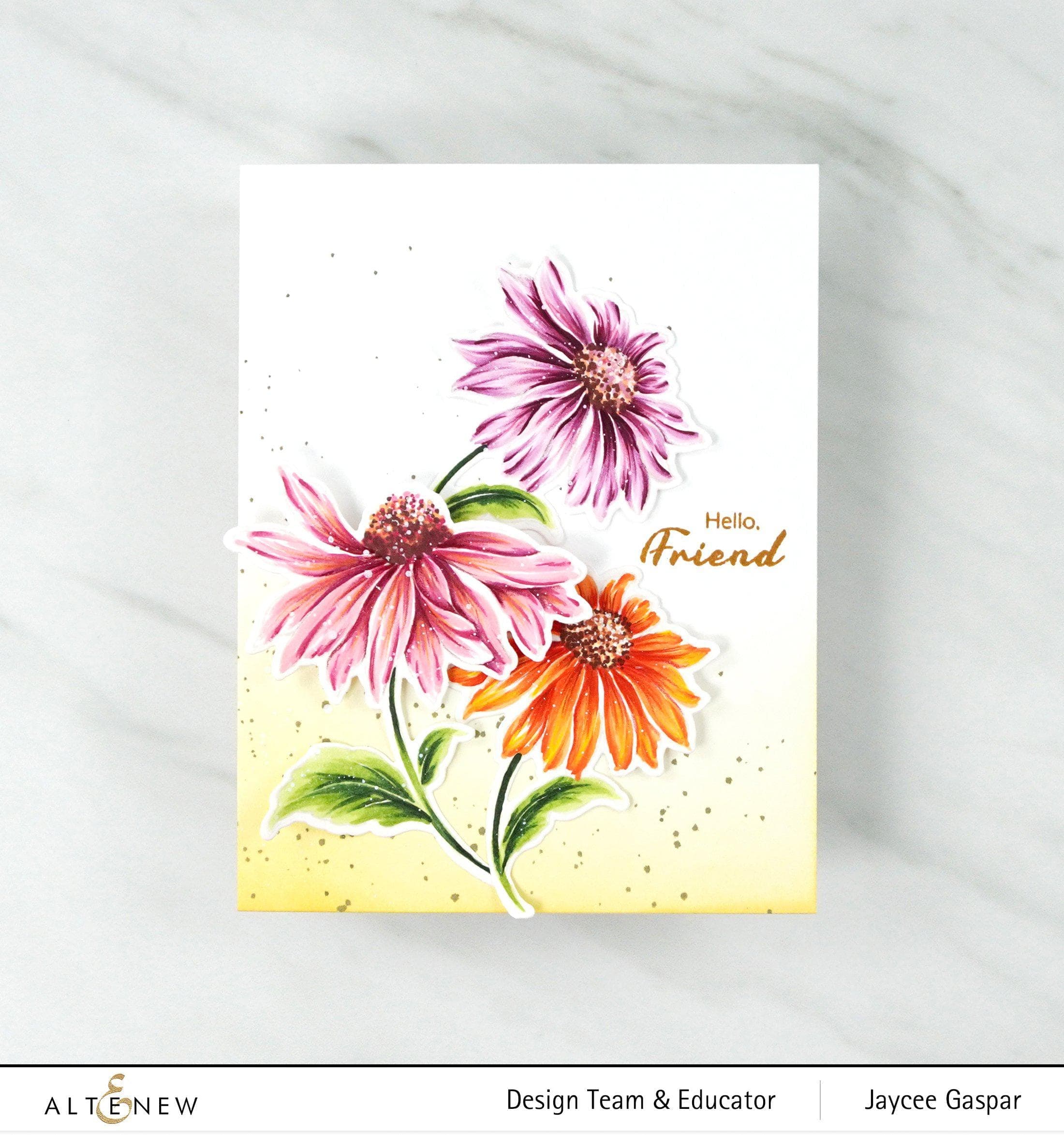 altenew-build-a-flower-coneflower-stempel-stanzen-ink-bundle image 5
