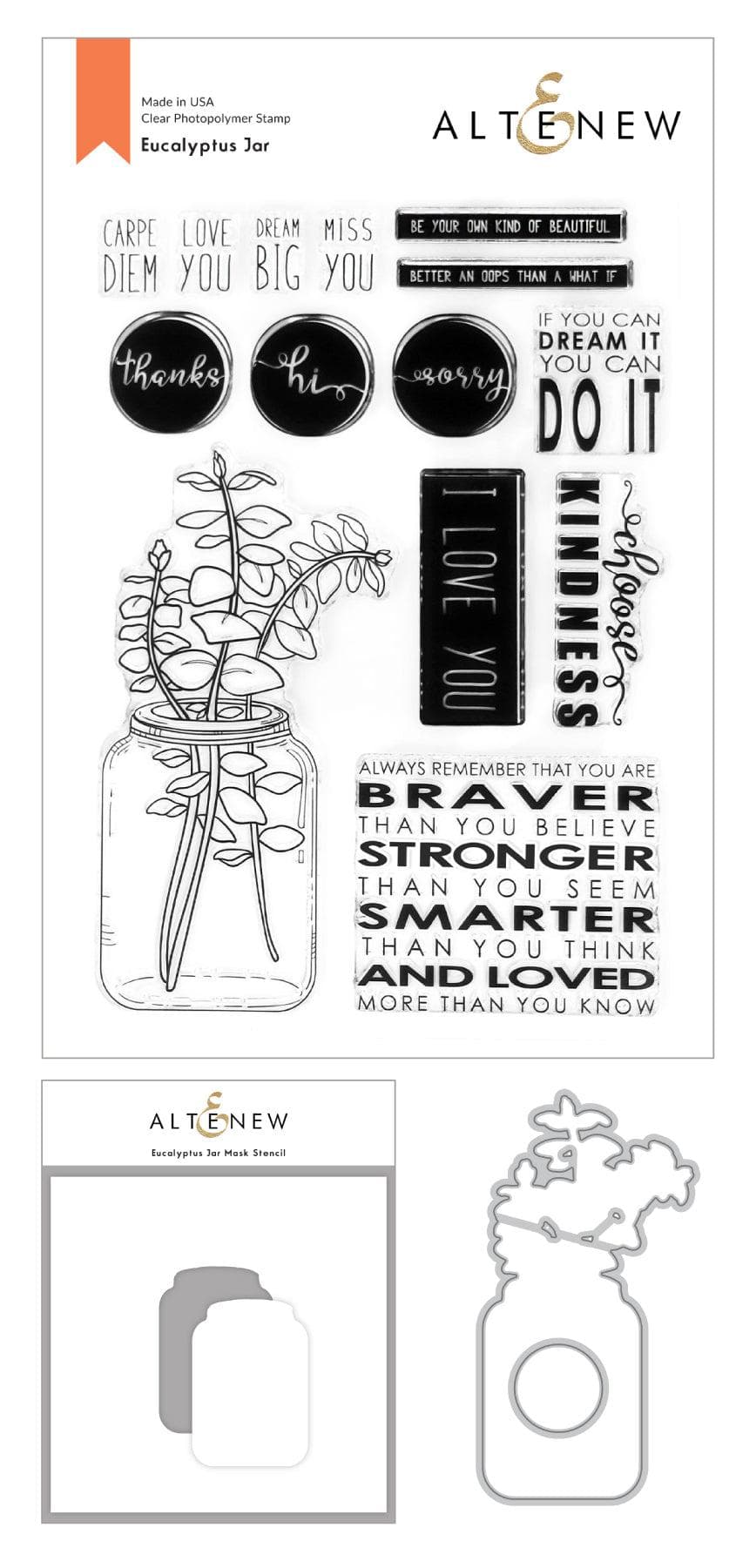 altenew-eucalyptus-jar-schablone-eukalyptus-stencil image 1