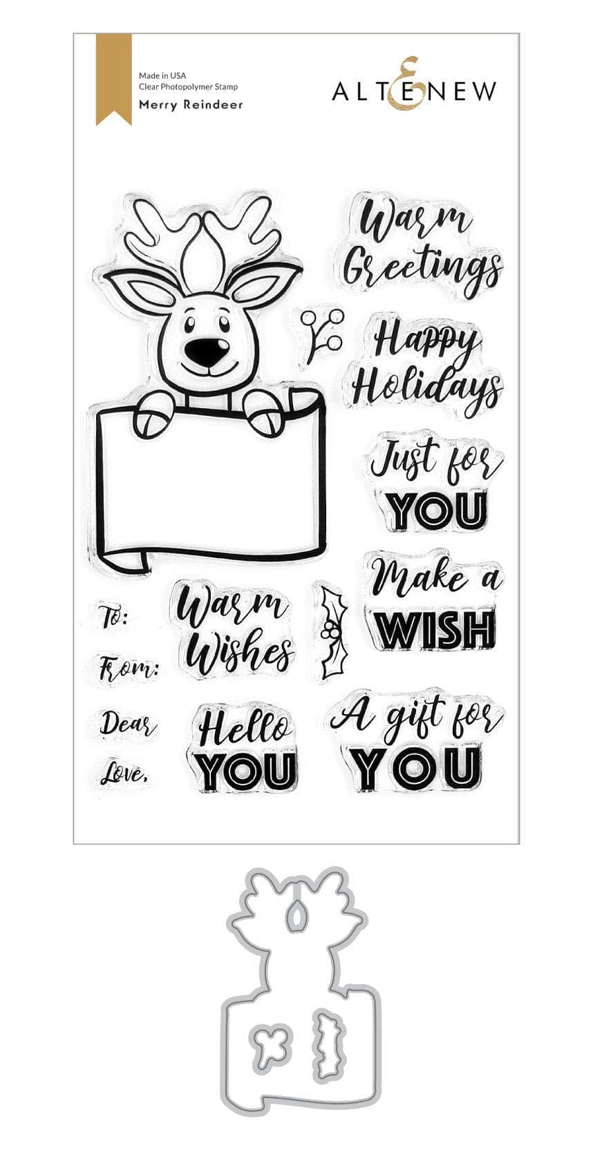 altenew-merry-reindeer-stempel-stanzen-bundle-weihnachten image 1