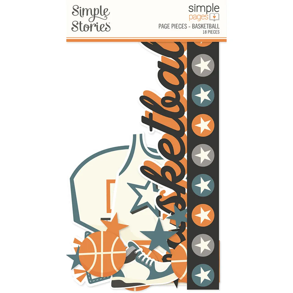 simple-stories-simple-pages-basketball-stanzteile-18-teile-sportmotiv image 1