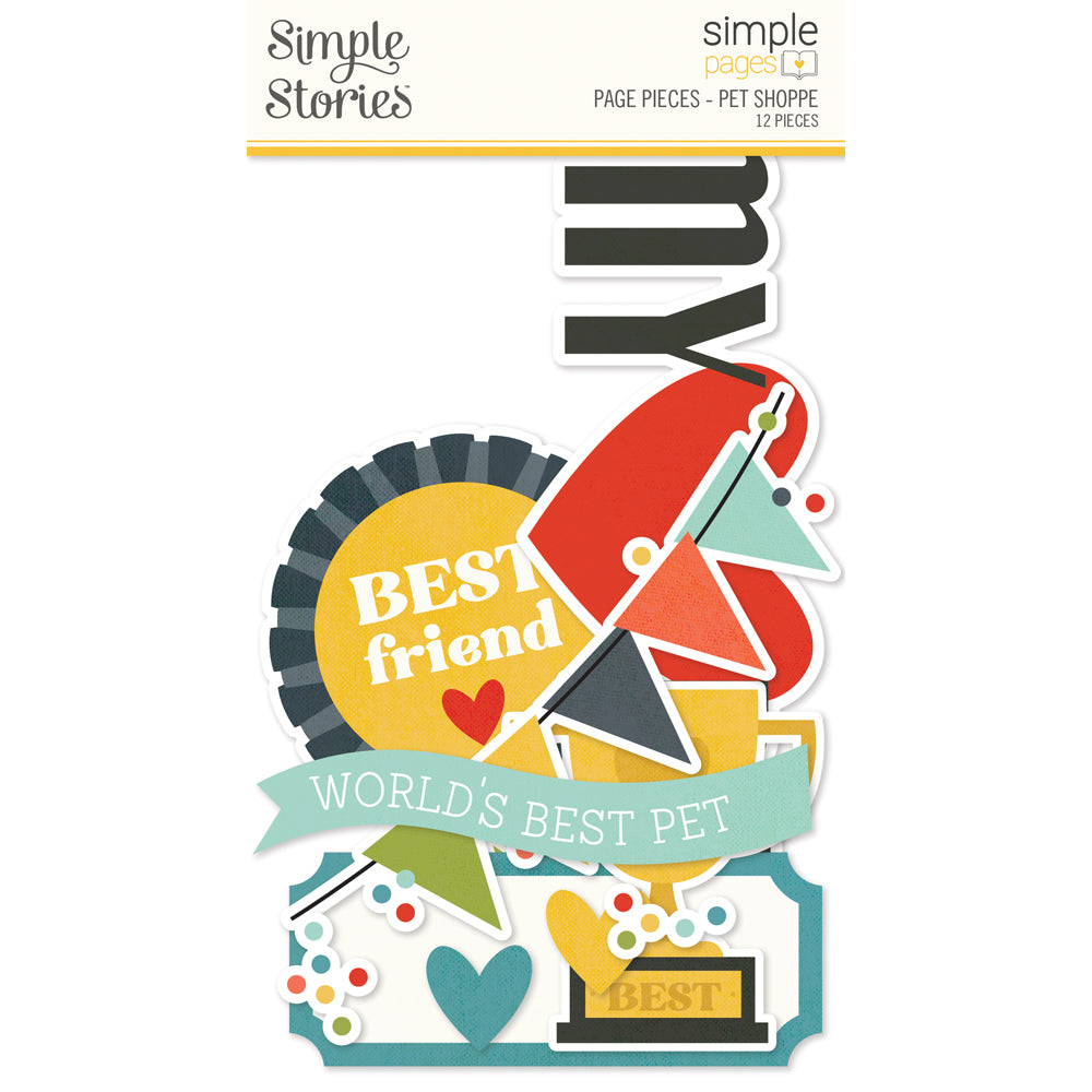 simple-stories-simple-pages-pet-shoppe-die-cuts-12-teile image 1